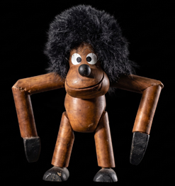 Hans Bølling Affe Maskottchen Original 1961 - oneline Mediendesign