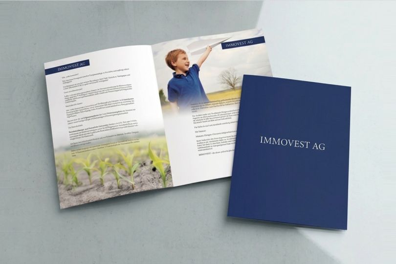 Imagebroschüre für die Immovest AG - Bildgenerierung mit KI-Unterstützung