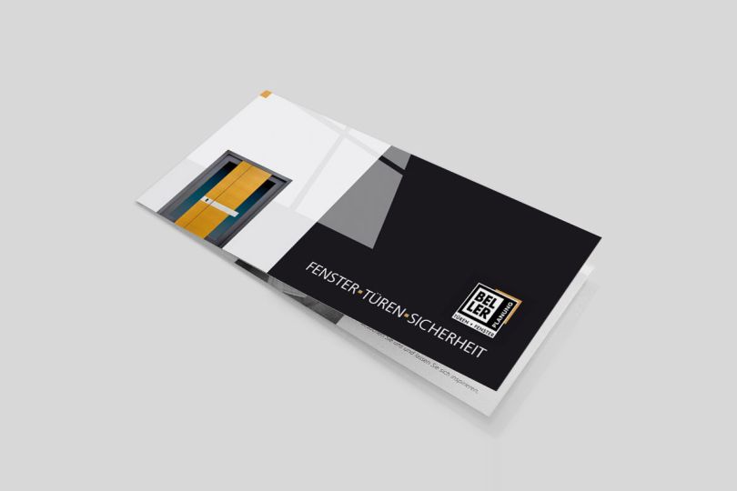 Imagebroschüre "Fenster, Türen, Sicherheit" für die Feldmann & Beller GmbH